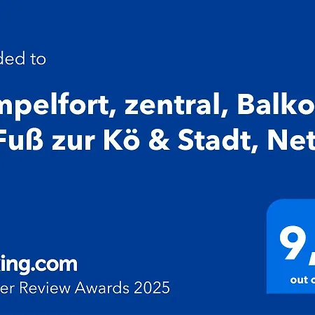 Apartment Pempelfort, Zentral, Balkon, Zu Fuß Zur Kö&stadt, Netflix Düsseldorf